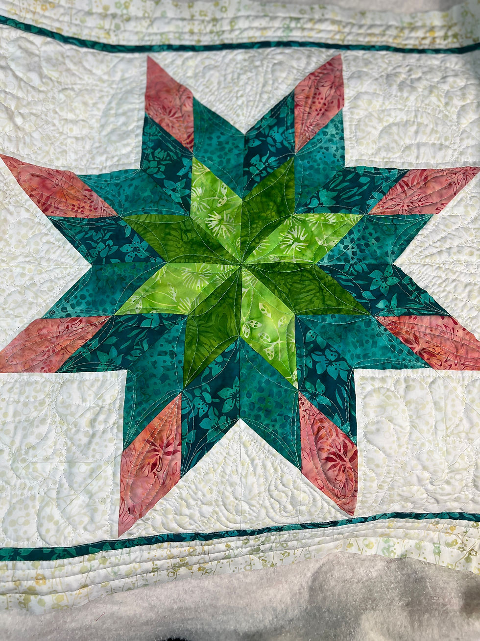 The quilting is always my favorite part of making any quilt.