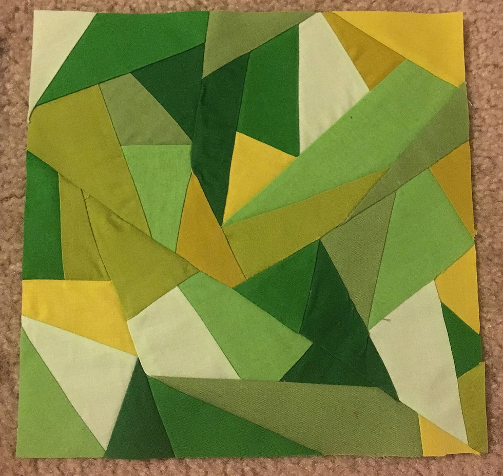 Thumbnail: Improvisation Geometric Block Foundation Paper Piecing