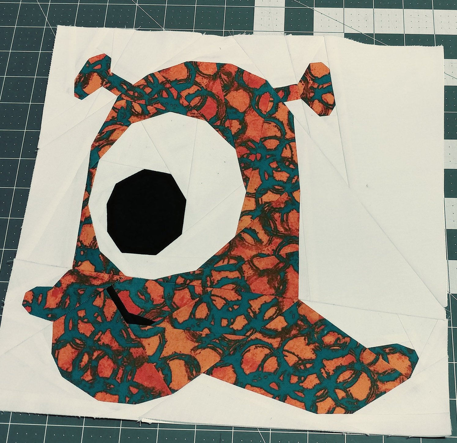 Monster Alien 6 Outer Space Foundation Paper Piecing Pattern