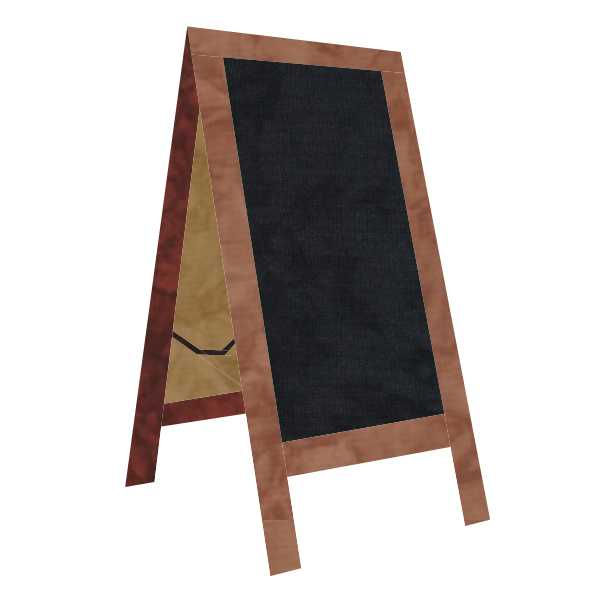 Thumbnail: Food Truck Sign Foundation Paper Piecing Pattern