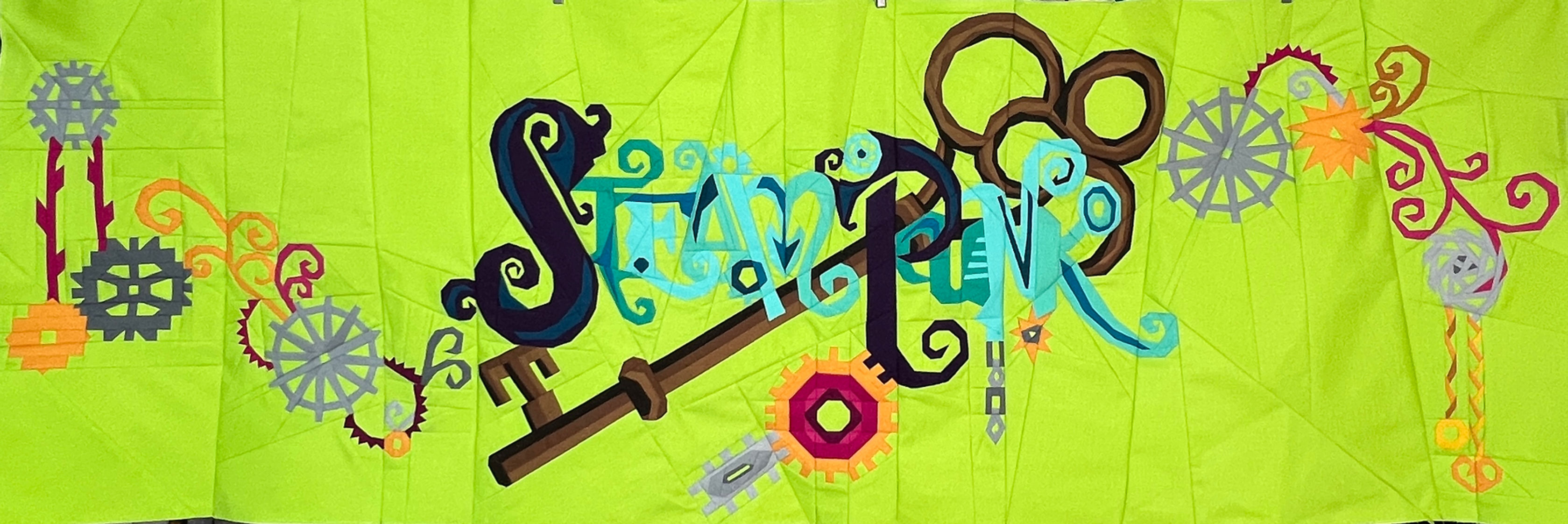 Steampunk Title Foundation Paper Piecing Pattern