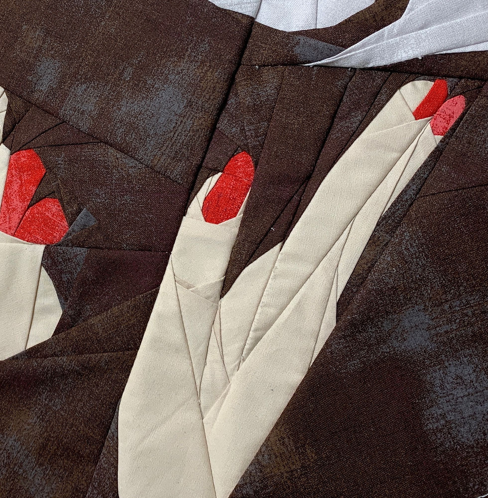 Thumbnail: Wind Blown Kiss Foundation Paper Piecing Pattern
