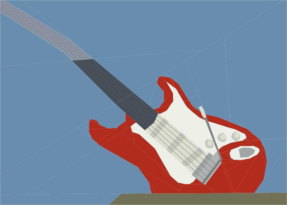 Thumbnail: Rock n Roller Coaster Ride Foundation Paper Piecing Pattern