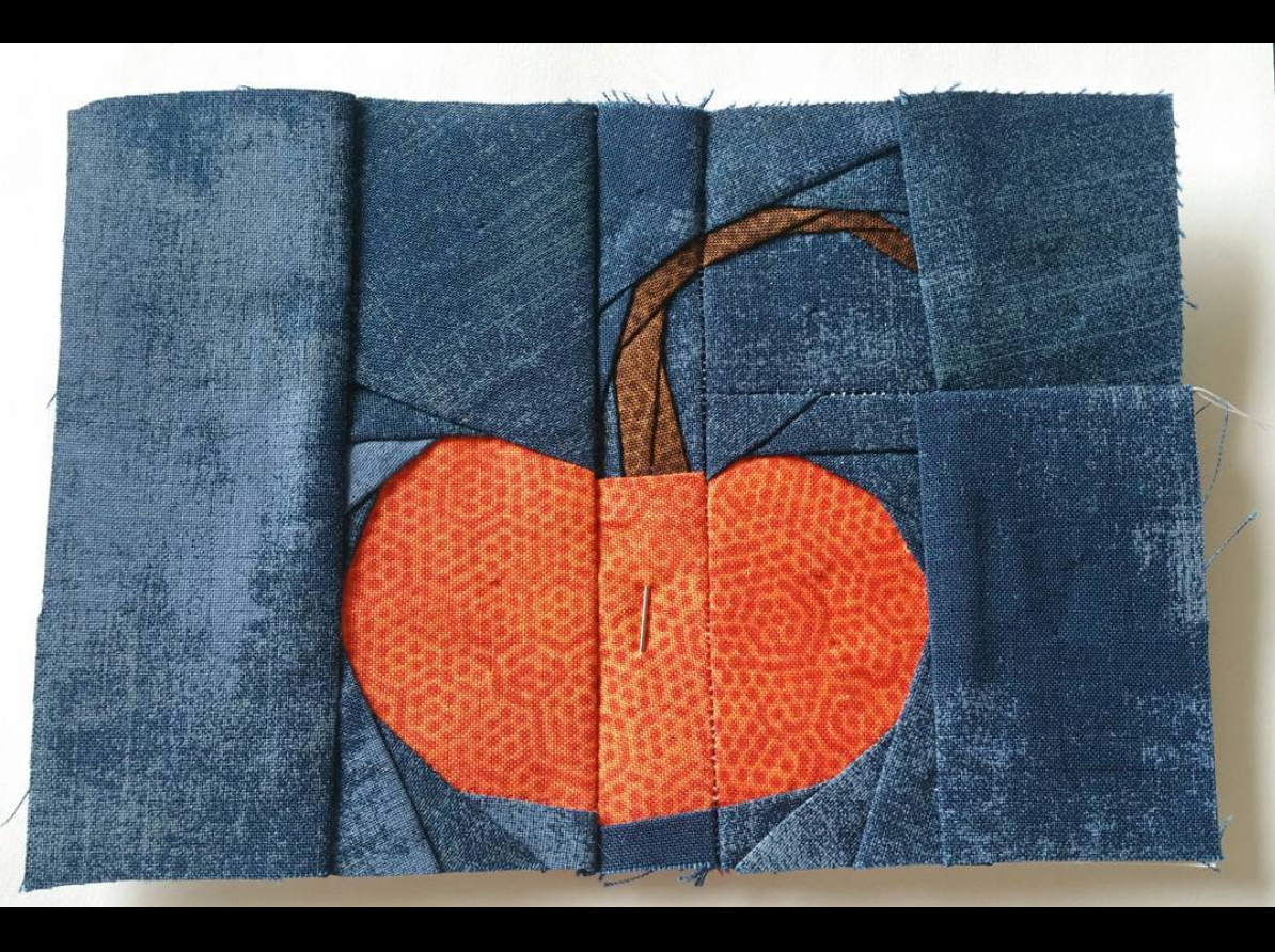 Mini Pumpkin Foundation Paper Piecing Pattern