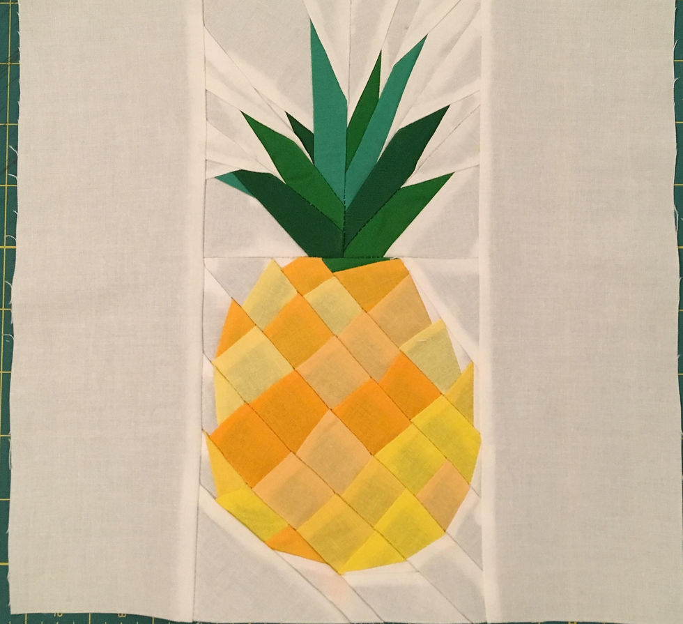 Geometric Pineapple Foundation Paper Piecing Pattern