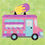 Thumbnail: Ice Cream Food Truck Foundation Paper Piecing Pattern