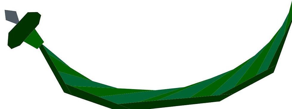 Thumbnail: Rita Skeeter Wand Foundation Paper Piecing Pattern