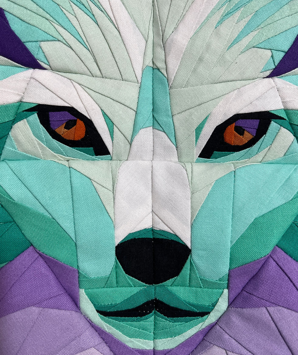 Thumbnail: Kitsune Fox Creature Foundation Paper Piecing Pattern