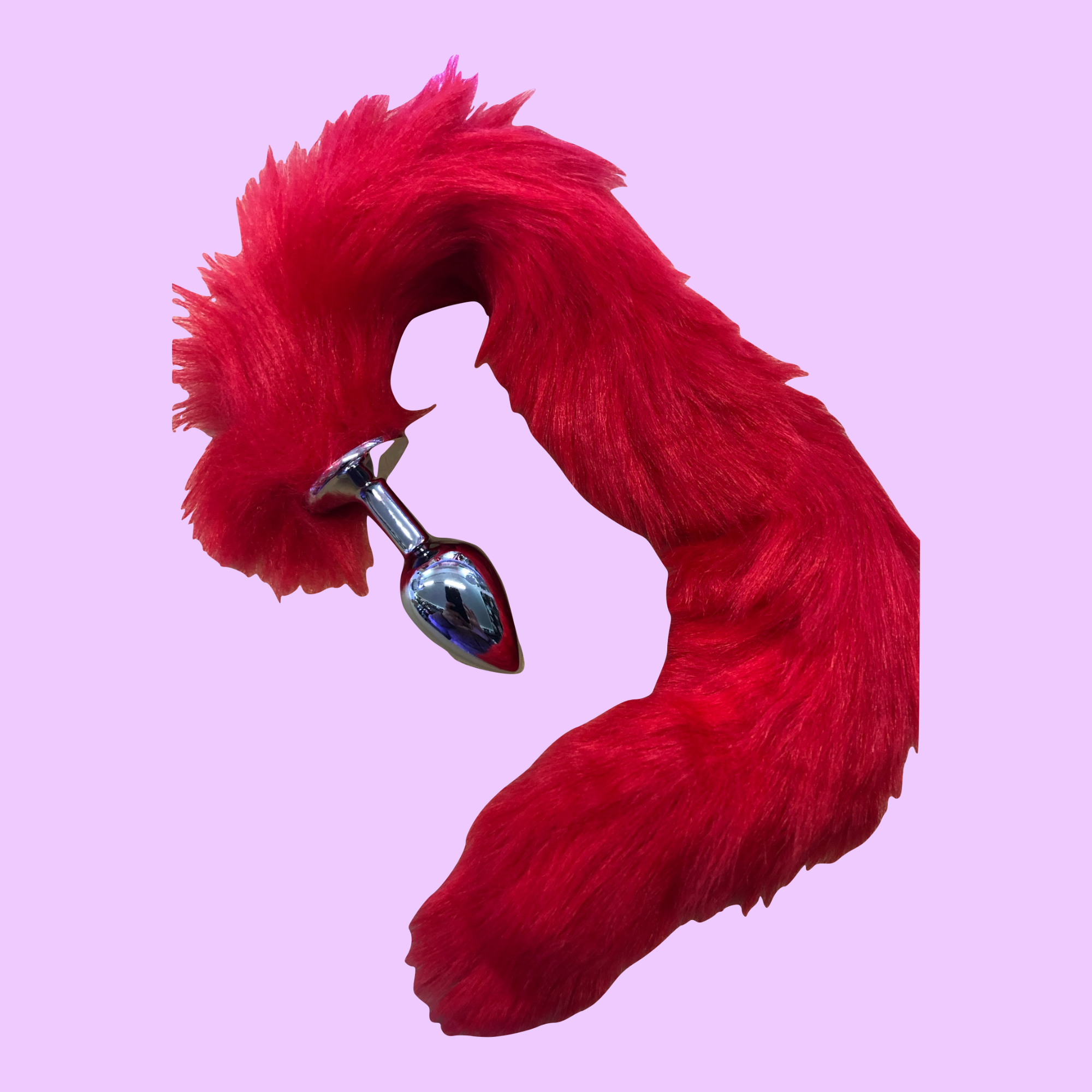 Plug   Metalizado  con  Cola   Roja