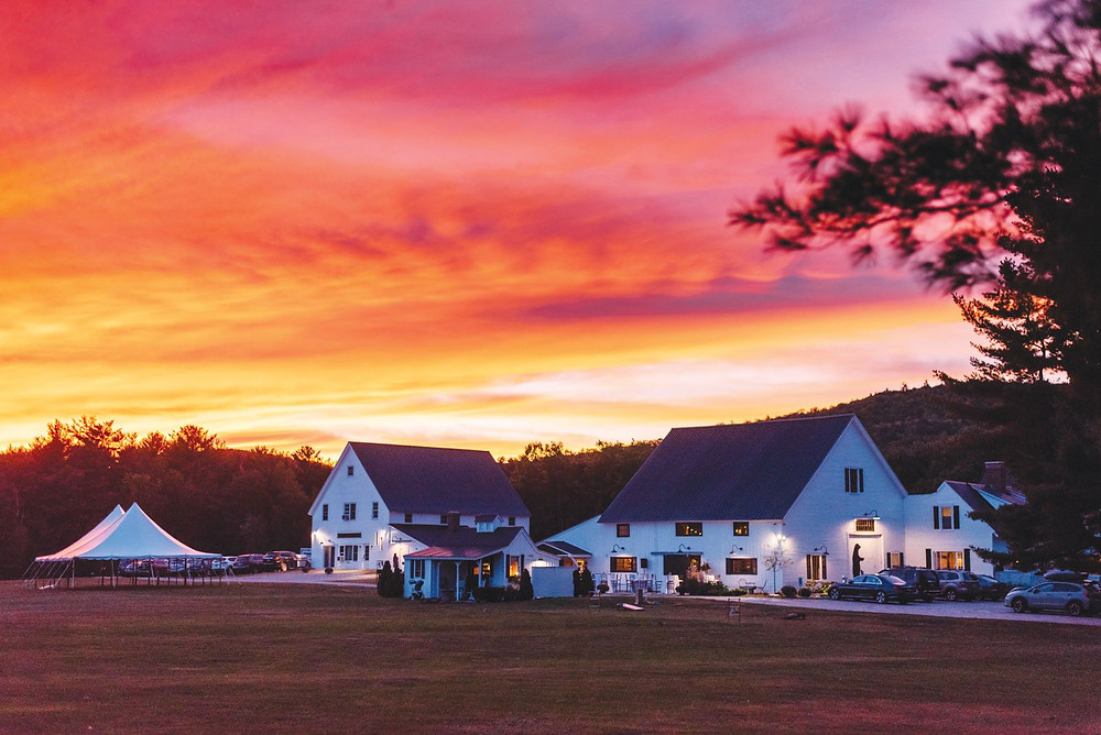 Bear Mountain Inn Property at Sunset