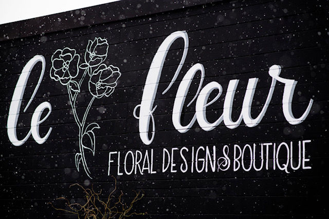 LeFleur Floral Design & Boutique Logo