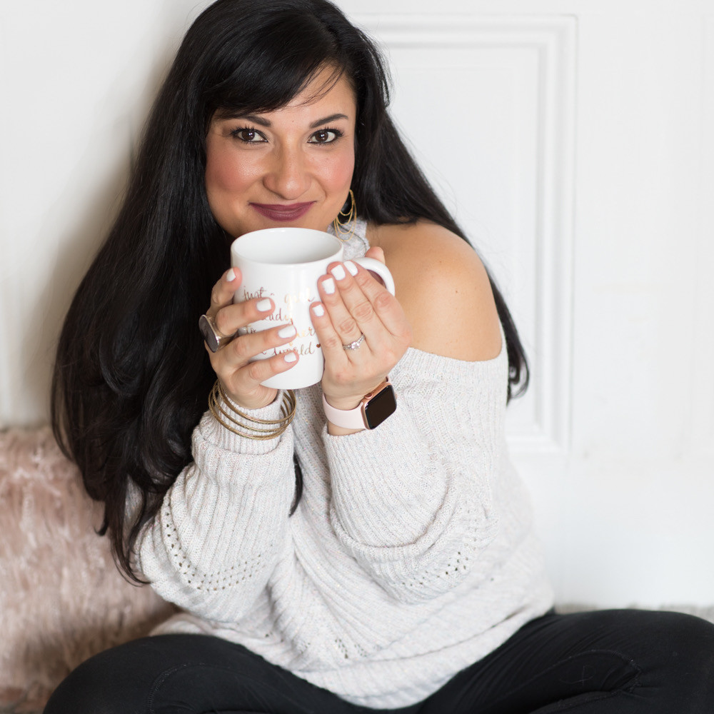 Karina with Coffee