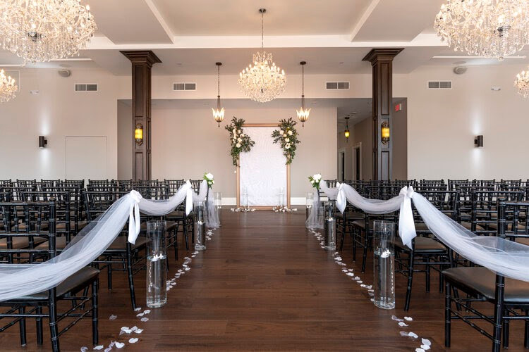 Rhapsody Space Decorated for Wedding Ceremony