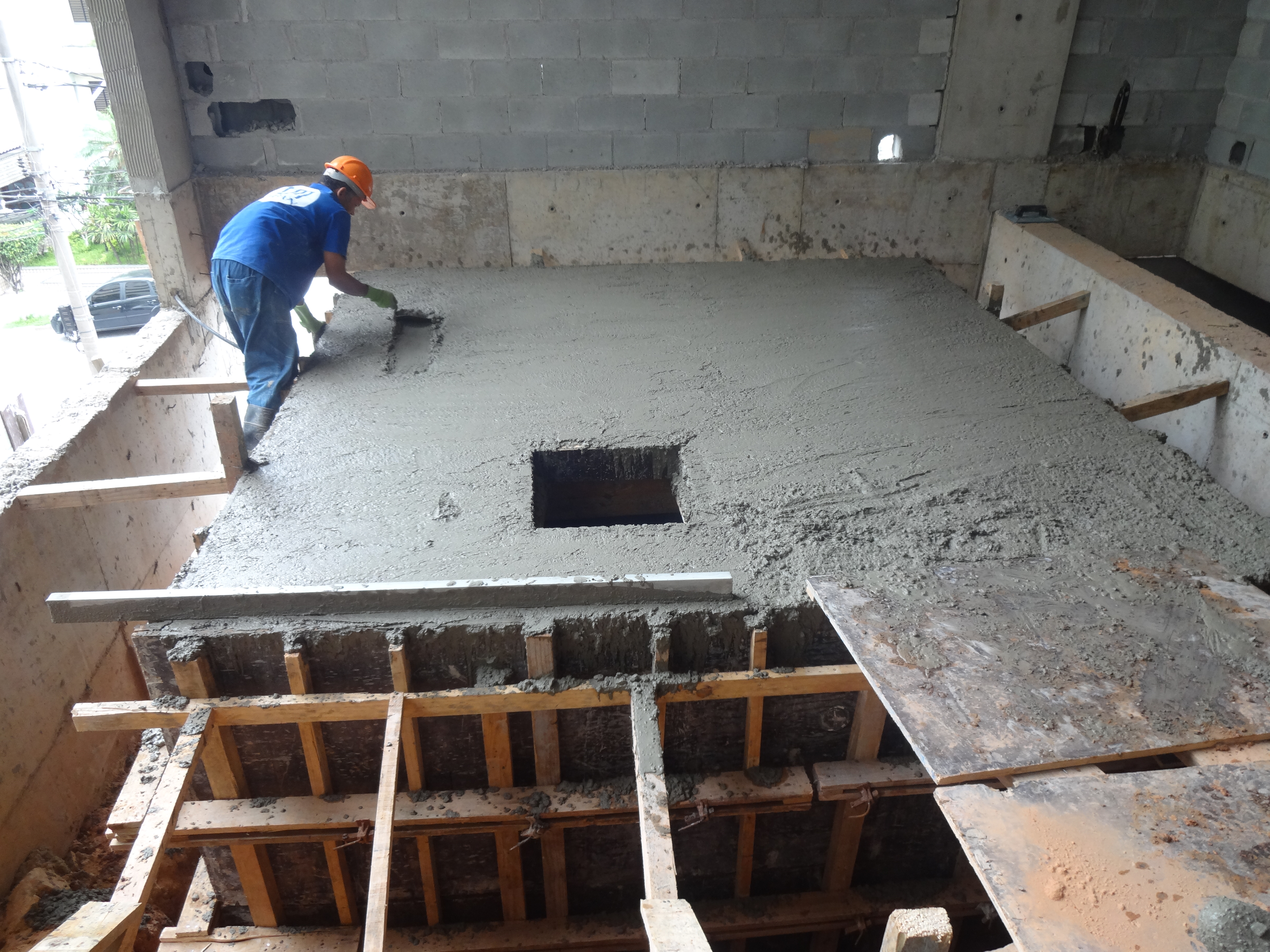 Concretagem piscininha