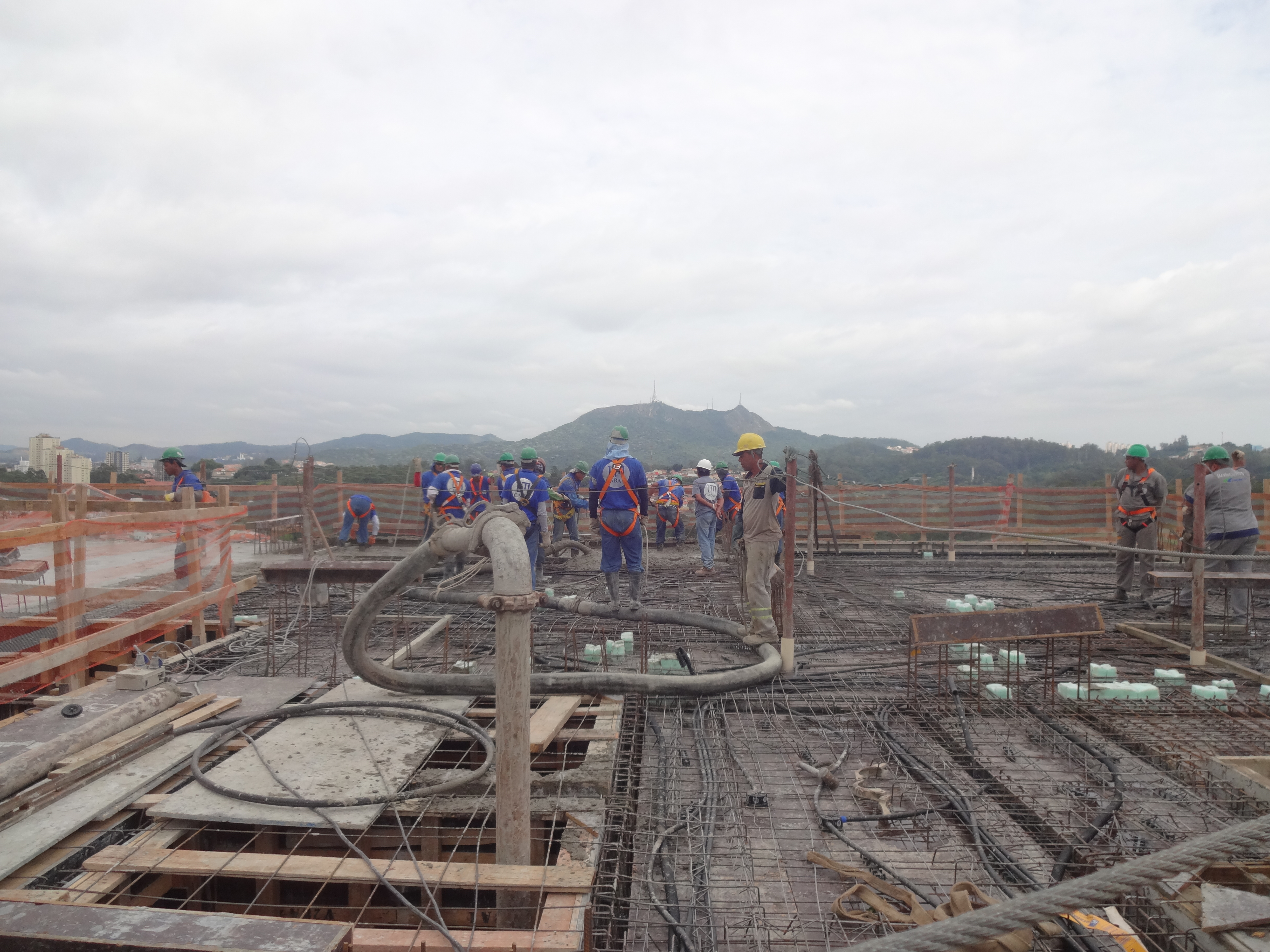Execução concretagem - 7º Pavto