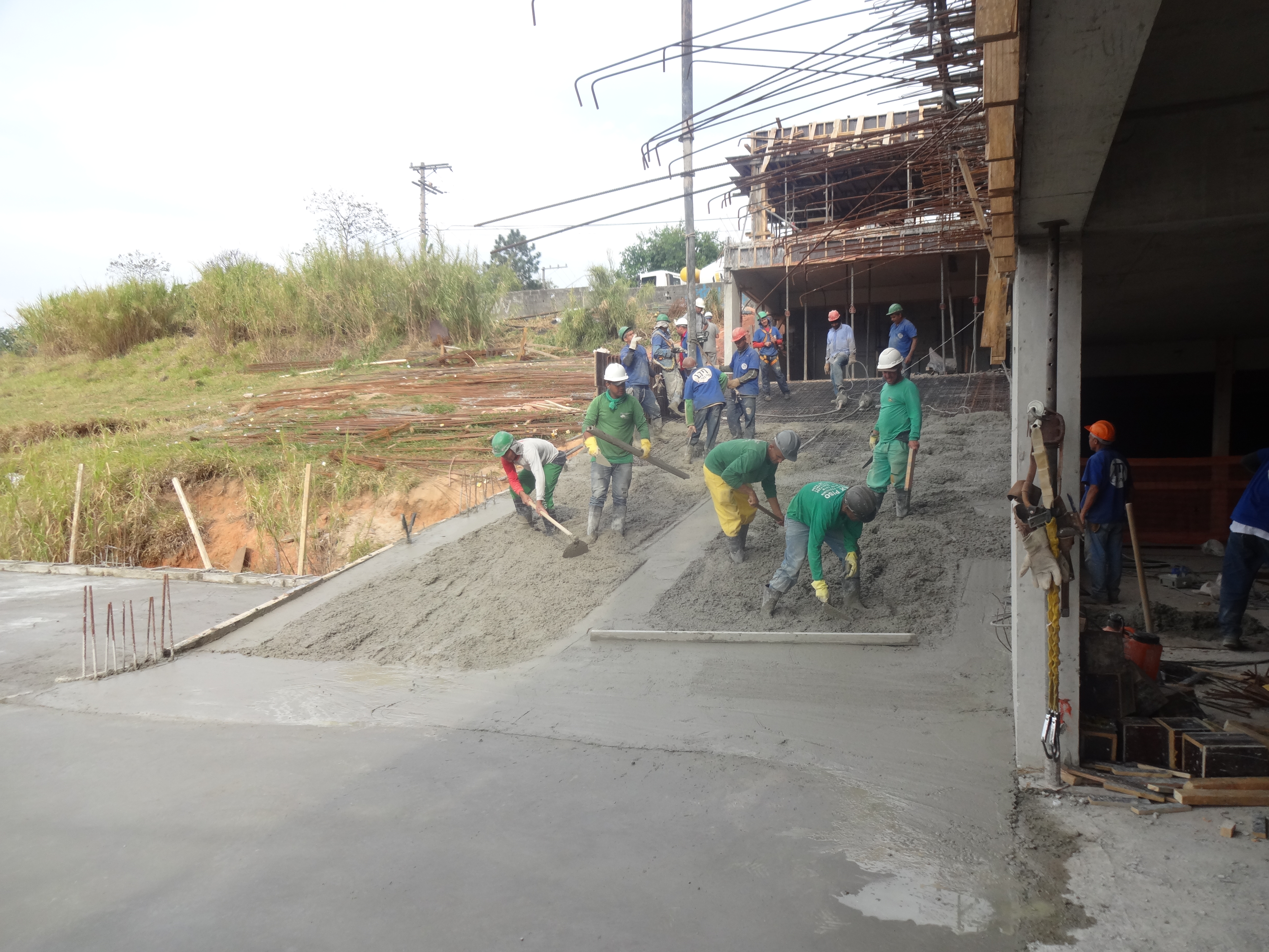 Concretagem Rampa 1º Subsolo