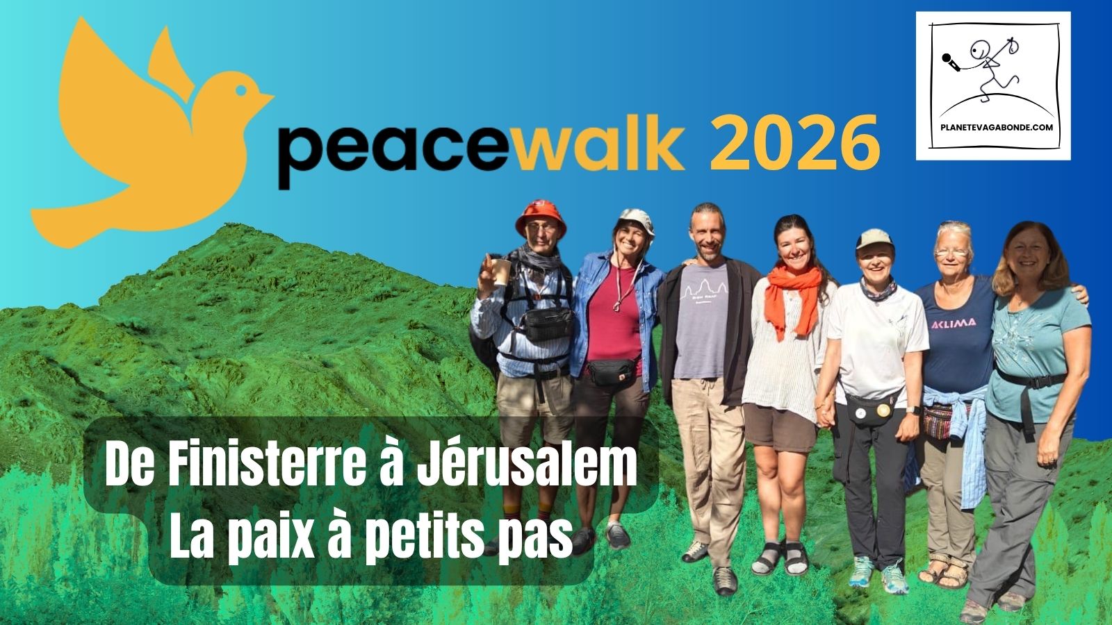 Interview avec les marcheurs de la Peace Walk en Suisse