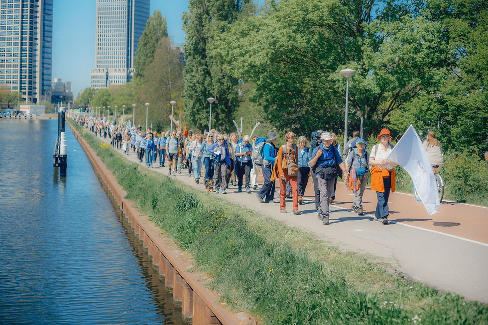 La marche à Amsterdam