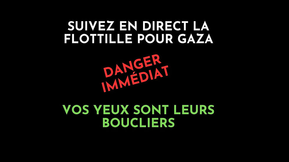 Flottille interceptée