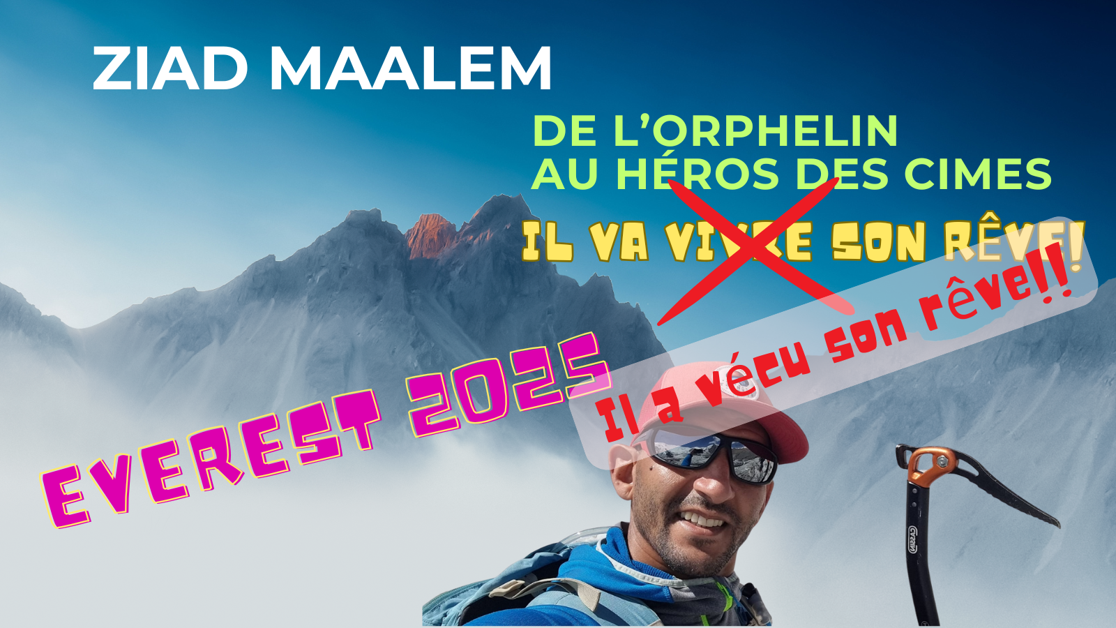 Victoire sur le Toit du Monde: Ziad Maalem a réussi son rêve et a gravi l'Everest