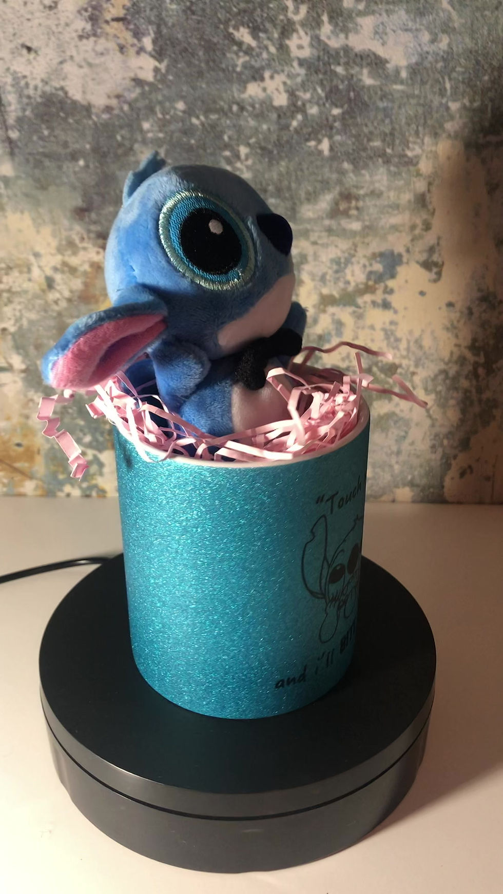 Thumbnail: Stitch plush with mug