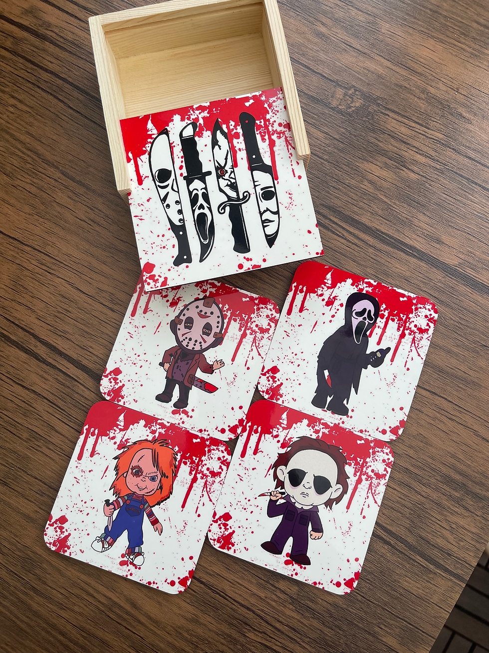 Thumbnail: Horror Coasters with gift box!