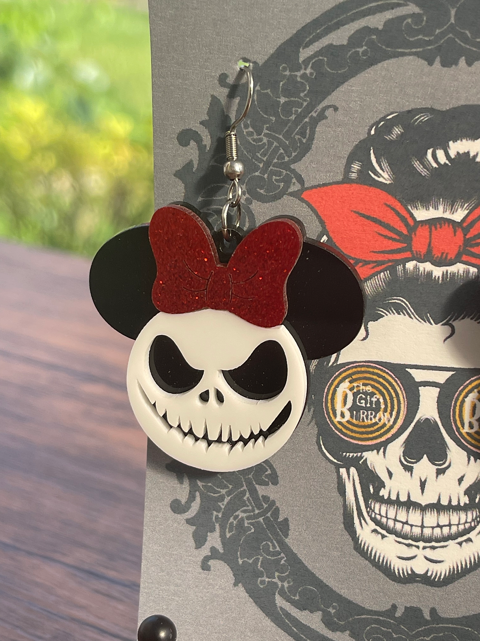 Thumbnail: Jack, Mickey ears, Arylic, 3D Earrings!