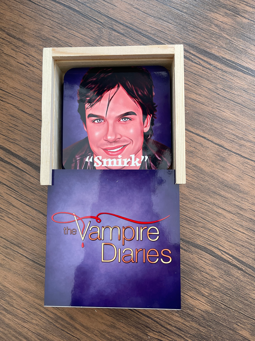 Thumbnail: Vampire Diaries  Coasters with gift box!