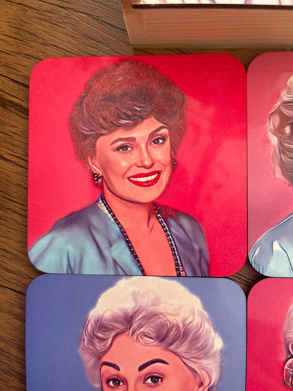 Thumbnail: The Golden Girls Coasters with gift box!