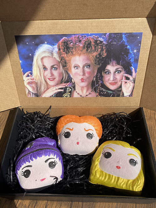 Hocus Pocus Witches bath bomb gift set (WOA) | The Gift Burrow