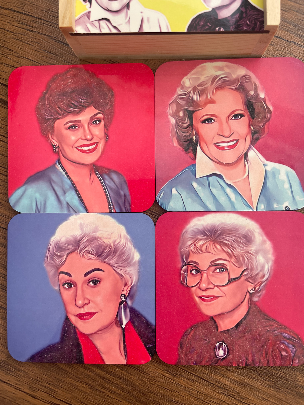 Thumbnail: The Golden Girls Coasters with gift box!