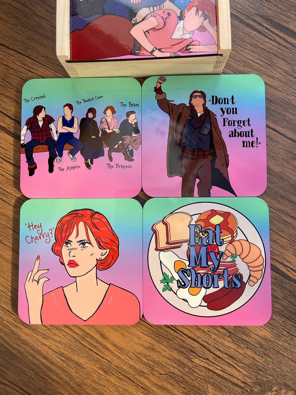 Thumbnail: The Breakfast Club Coasters with gift box!