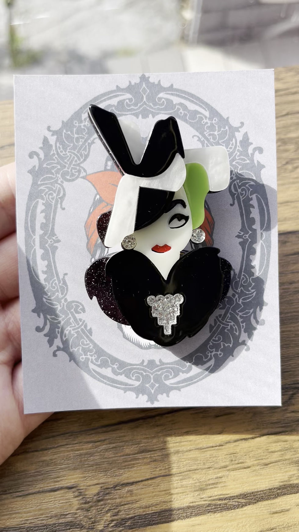 Thumbnail: Fun Quirky chic, fashion Style 3D Brooch