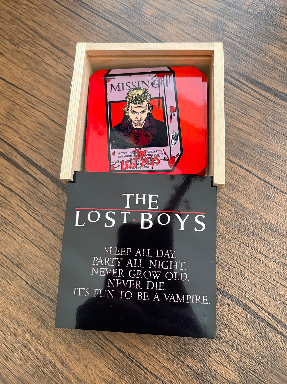 Thumbnail: Lost Boys Coasters with gift box!