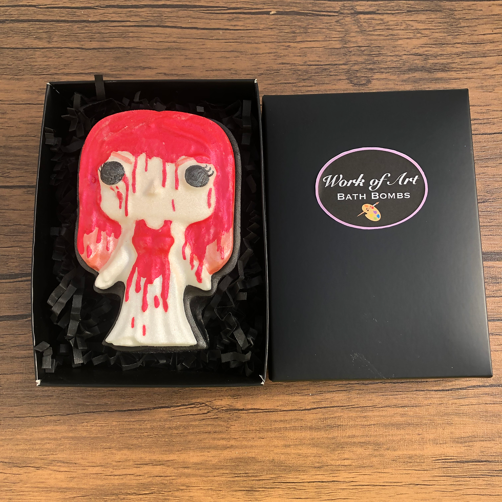 Thumbnail: Carrie (funko pop) horror icon bath bomb