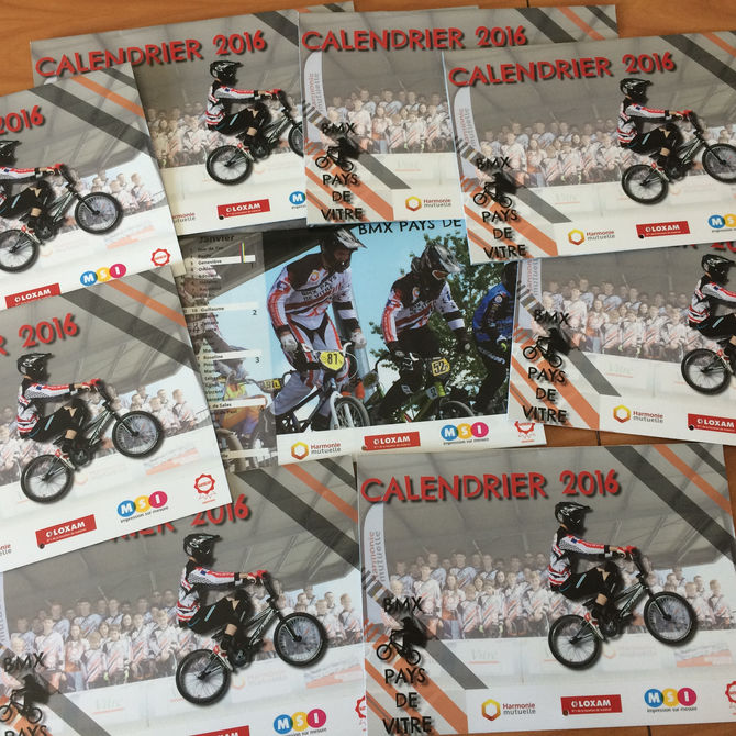 Calendrier BMX PAYS DE VITRE