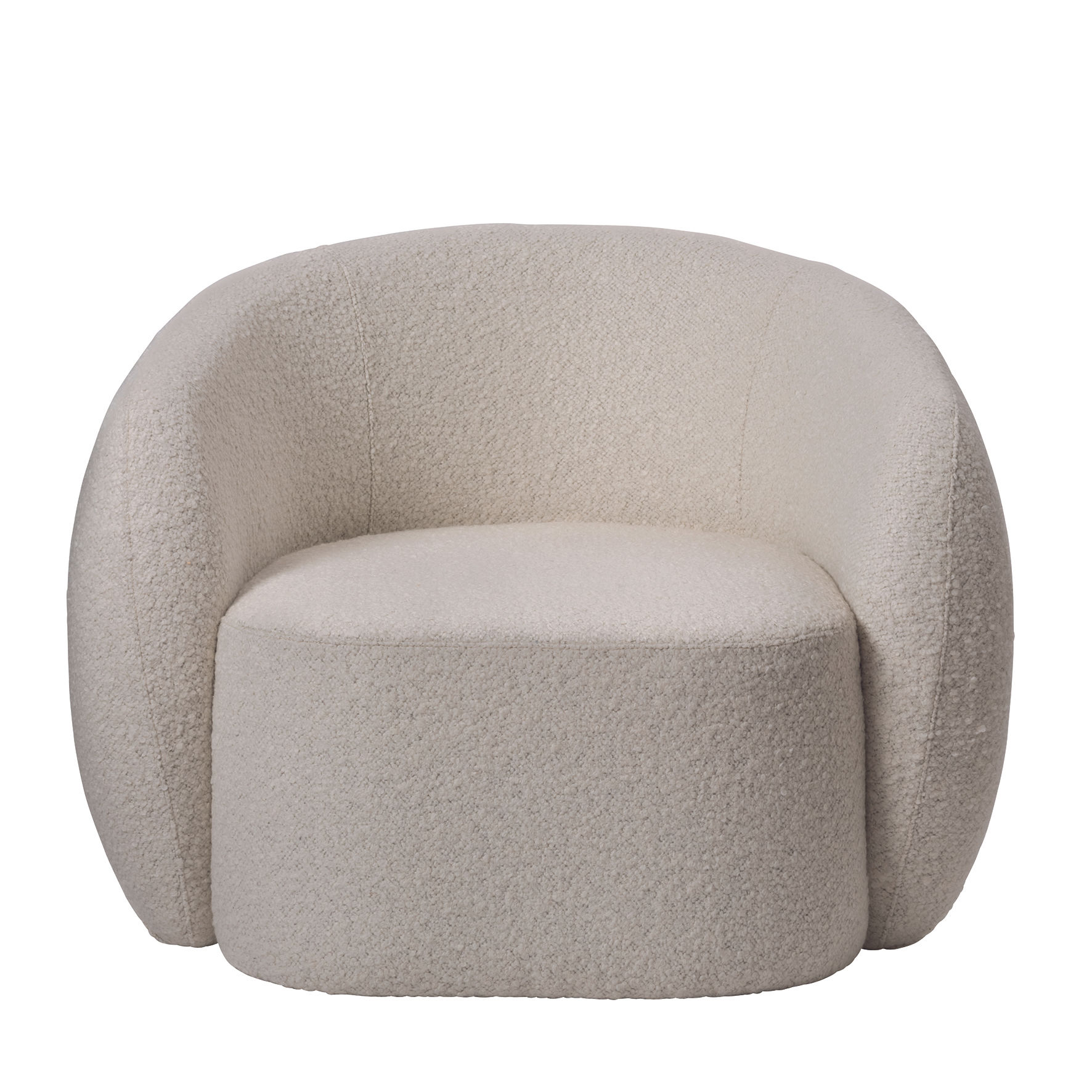 FAUTEUIL CURVE Fourrure ou Cuir