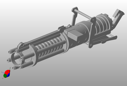 Rotary blaster cannon star wars