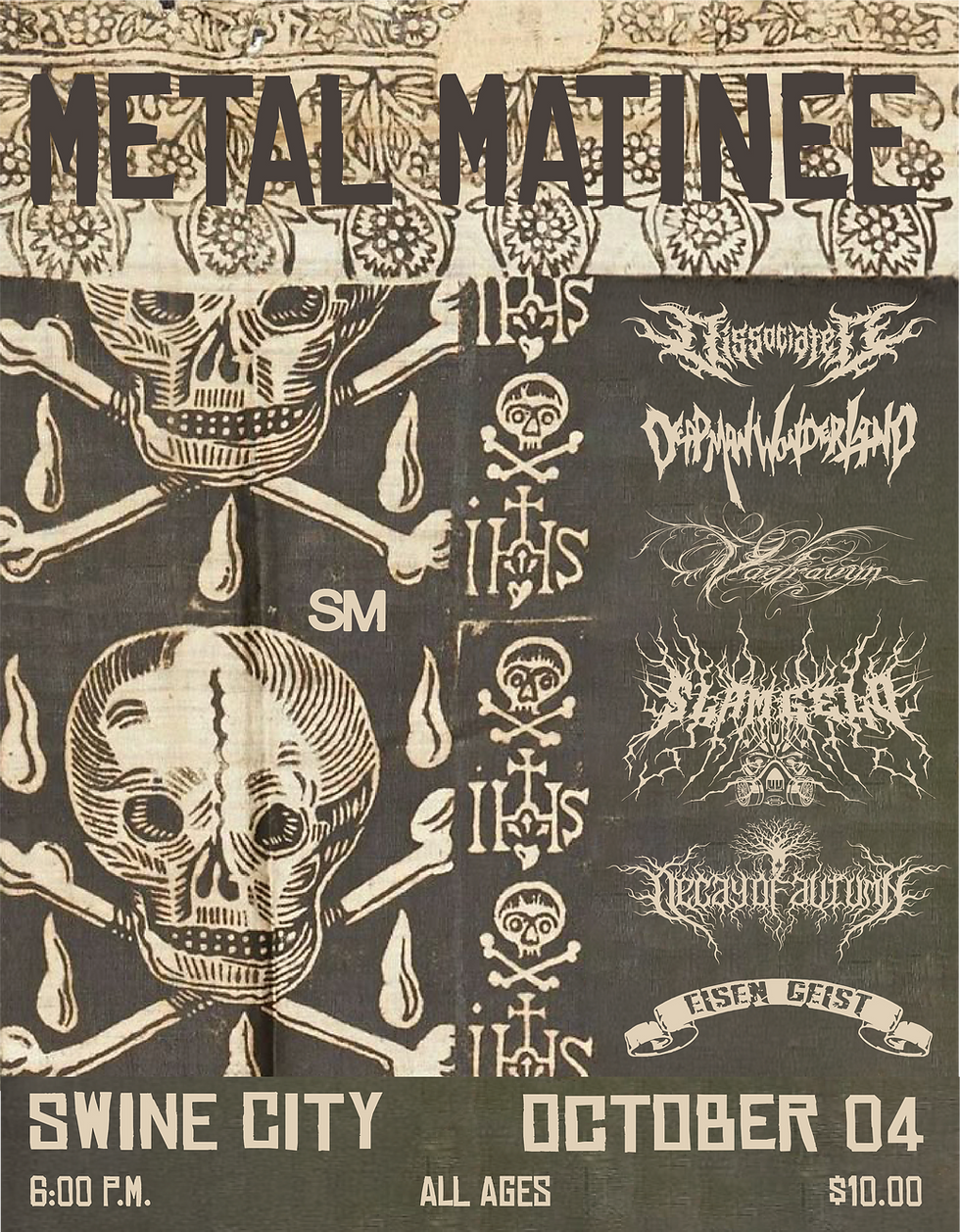 Deadman wonderland, Dissociated, Vaelrayven, Decay of autumn, Slamgelo