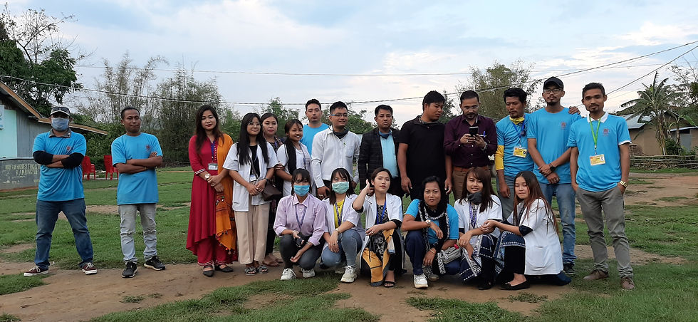 EPAO TENGBANG LUP TEAM WITH SAINA INSTITUTE OF MEDICAL SCIENCES STAFF