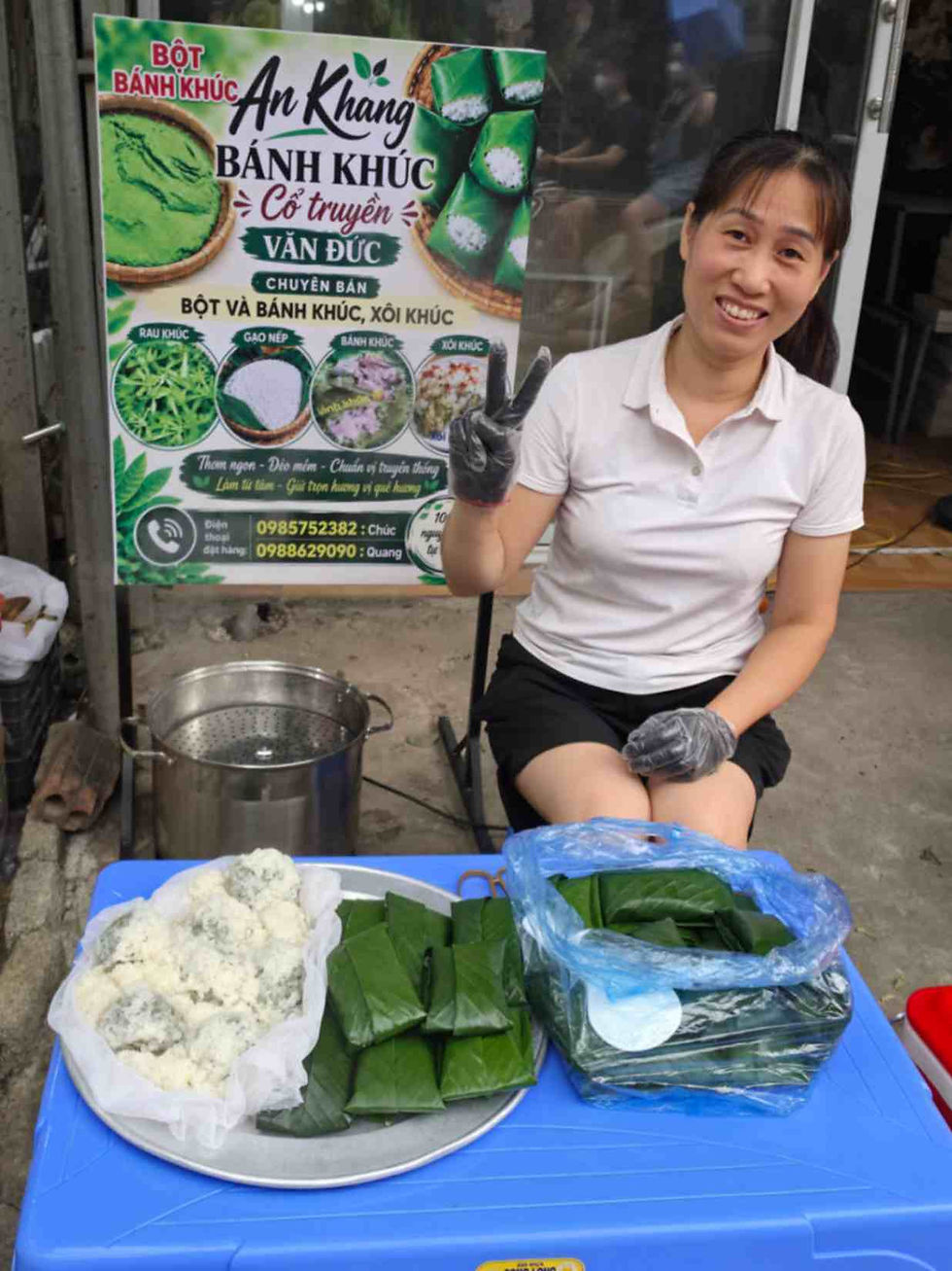 Đặc sản bánh khúc, xôi khúc văn đức
