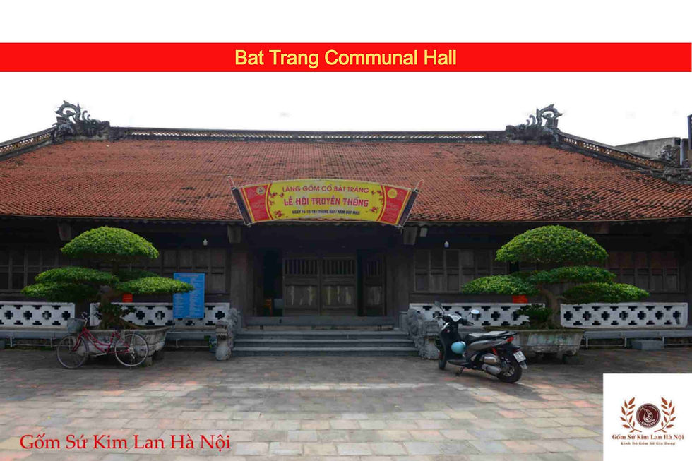 The Bat Trang Village and Bat Trang Communal Hall are vital components of Vietnam's cultural heritage, celebrated for their unique history, architecture, and culture. Located along the banks of the Red River, this place represents the quintessential culture of ancient Kinh Bắc and embodies significant cultural and historical values. Bát Tràng Temple not only venerates deities but also reflects the respect and reverence of the people for the traditional cultural heritage of the ancient Bát Tràng village. This article aims to introduce the history, architecture, festivals, and conservation efforts related to Bát Tràng Temple, as well as the ancestral lineage connected to the Bồ Bát Ninh Bình region.