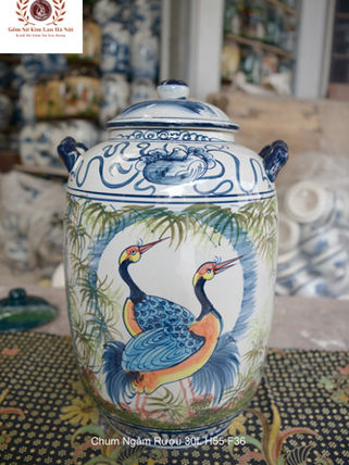 chum 30l vẽ sếu đầu đỏ