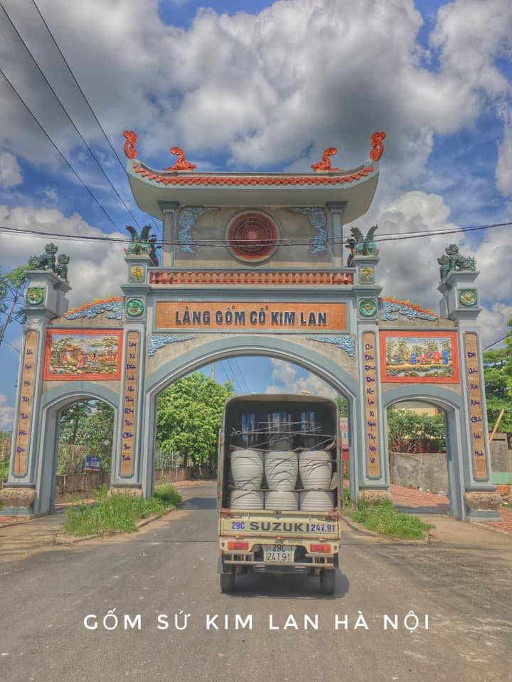 cổng làng gốm cổ kim lan