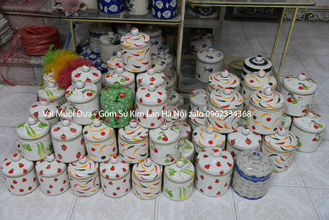 vại muối dưa bằng sành sứ