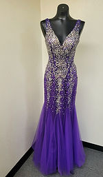 strapless open back dress Silver Tulle A-line Spaghetti Straps Prom Dresses MP789 main image 1