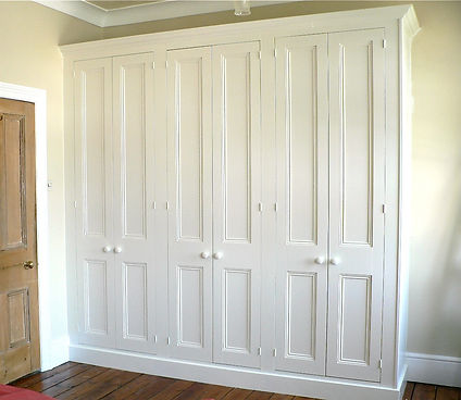 built-in 6 door traditional wardrobe