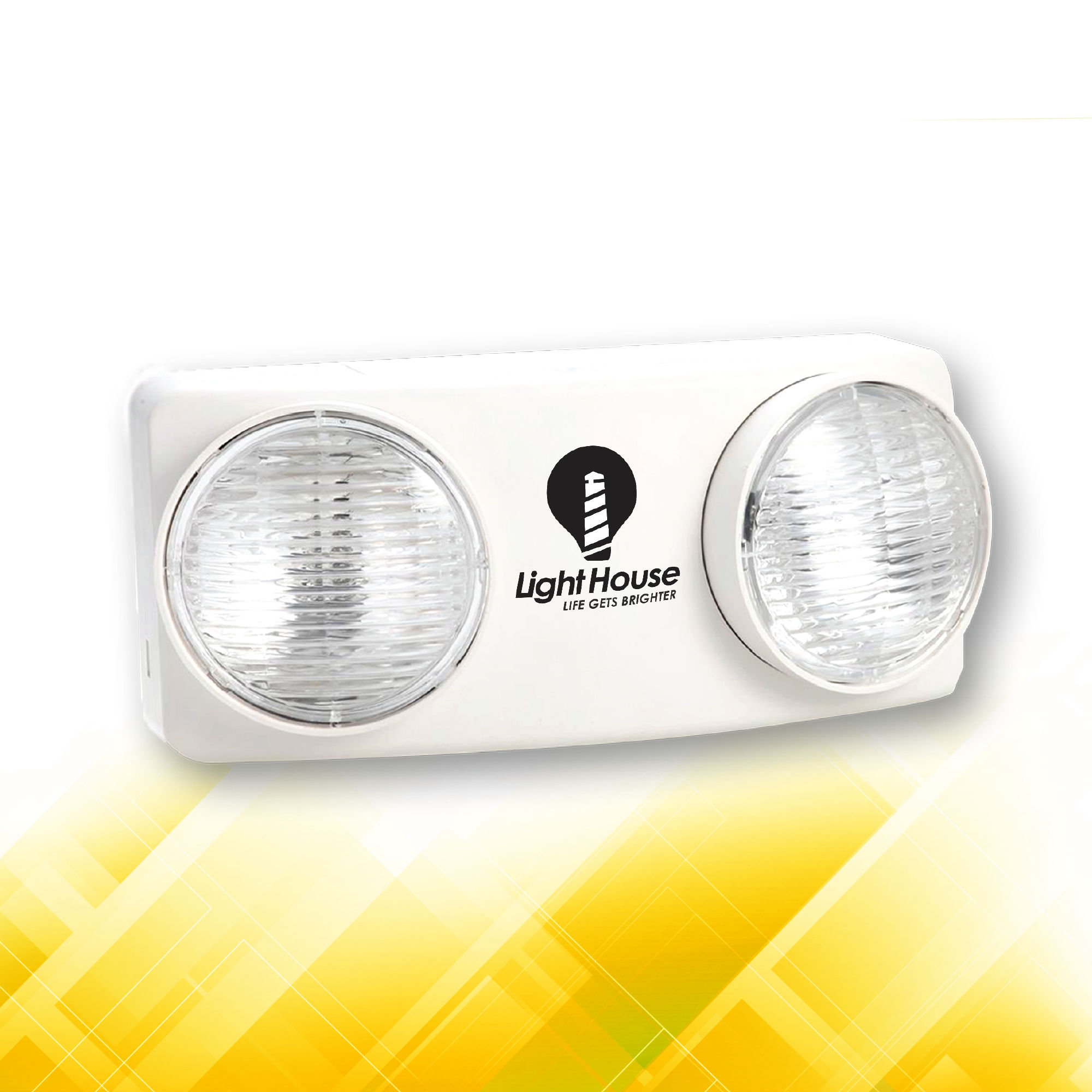 LightHouse LED Emergency Lamp 2x1W 4V 4Ah 6hrs (LHEL-001)