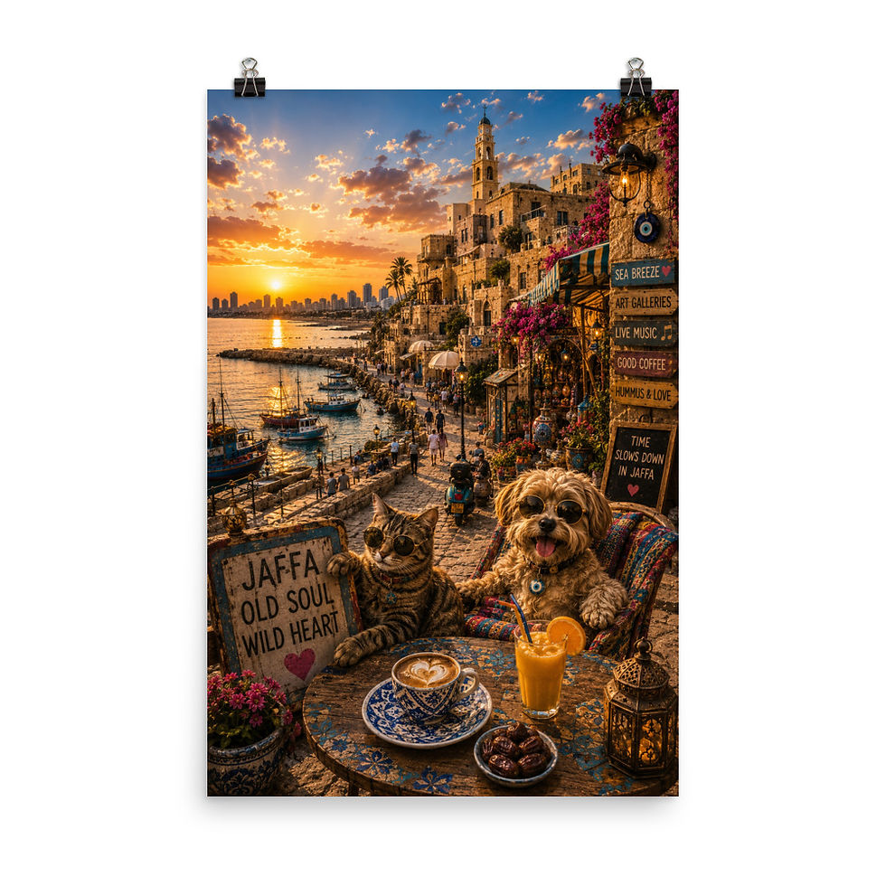 Poster JAFFA — Là où le temps ralentit