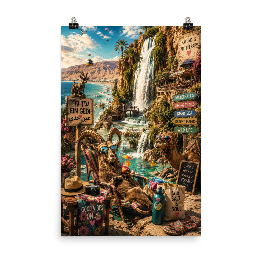 Poster EIN GEDI — Les Chutes du désert